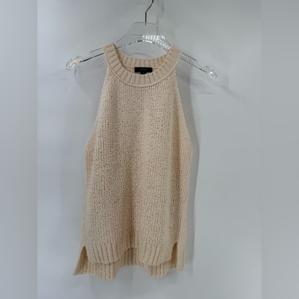 J. Crew Cream Knit Halter Sweater - Picture 2 of 7